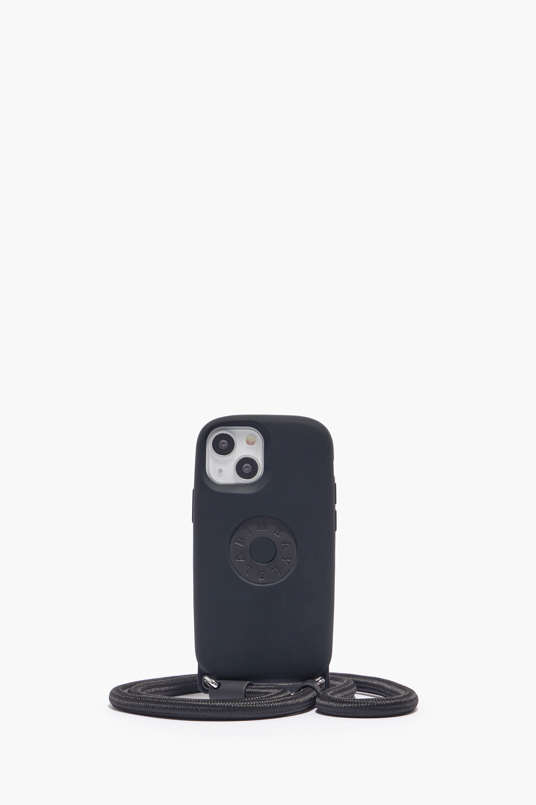 Capa preta com logo para iPhone 13 mini