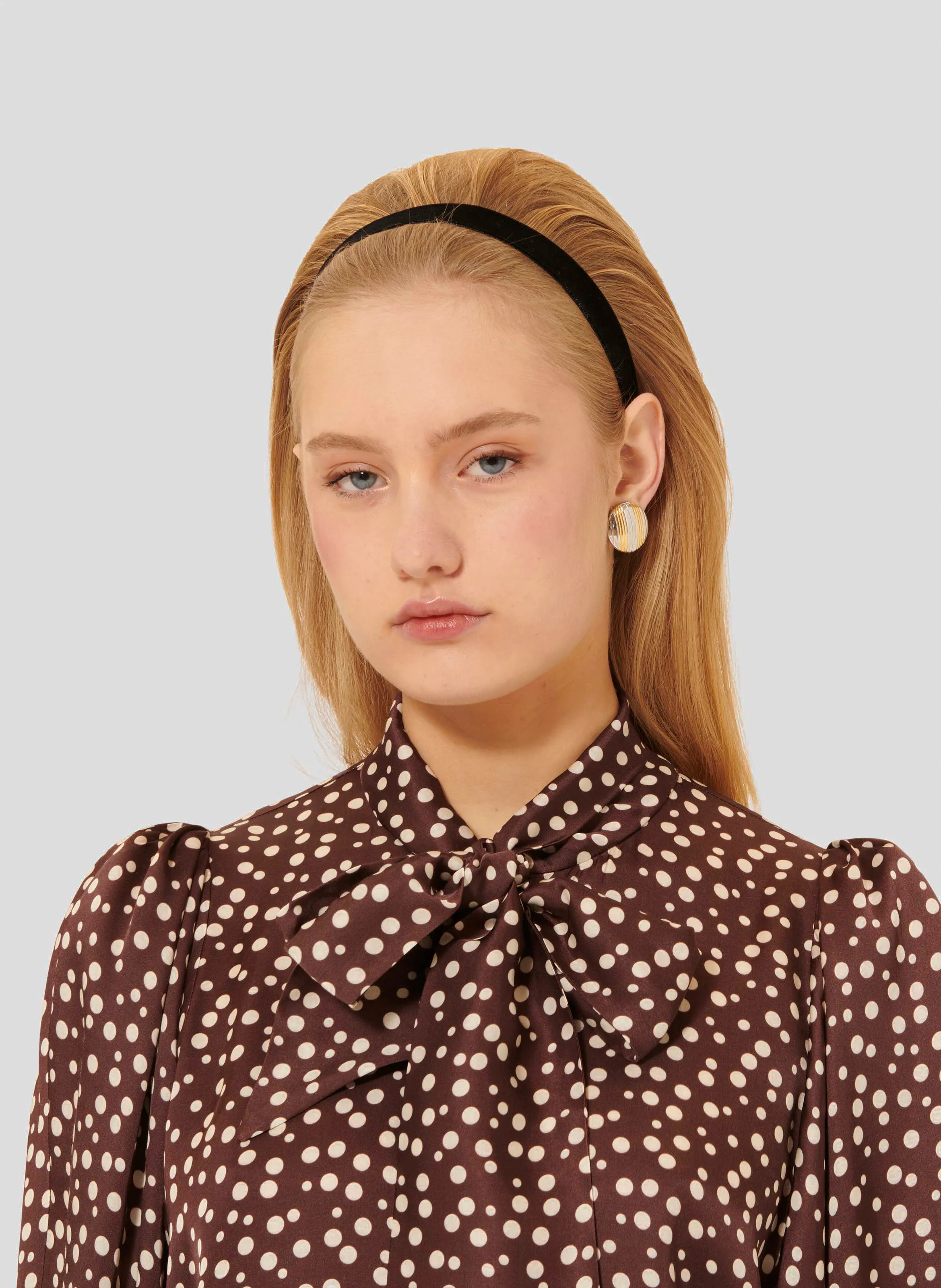 CANDY - Chemise droite imprimée | Marron