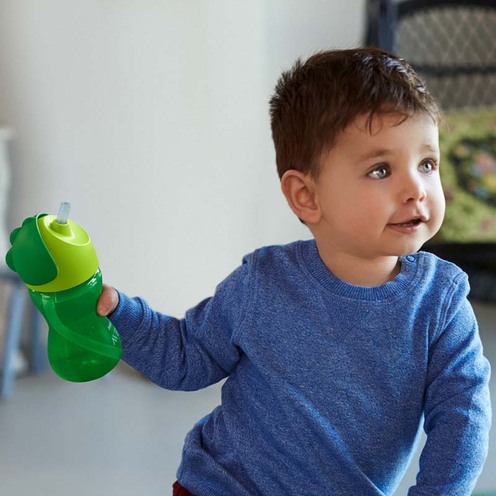 Tasse à paille 260 Ml 12 mois+ Vert - AVENT