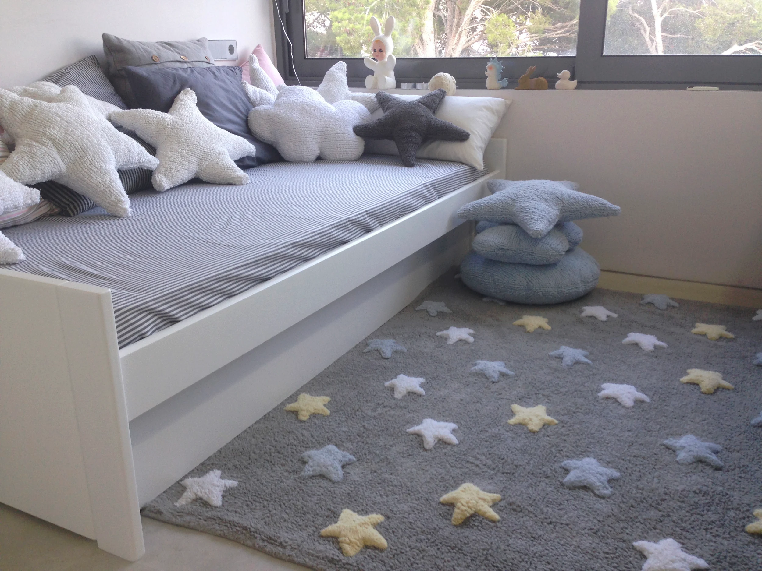 NUAGE - Coussin en coton | Multicolore