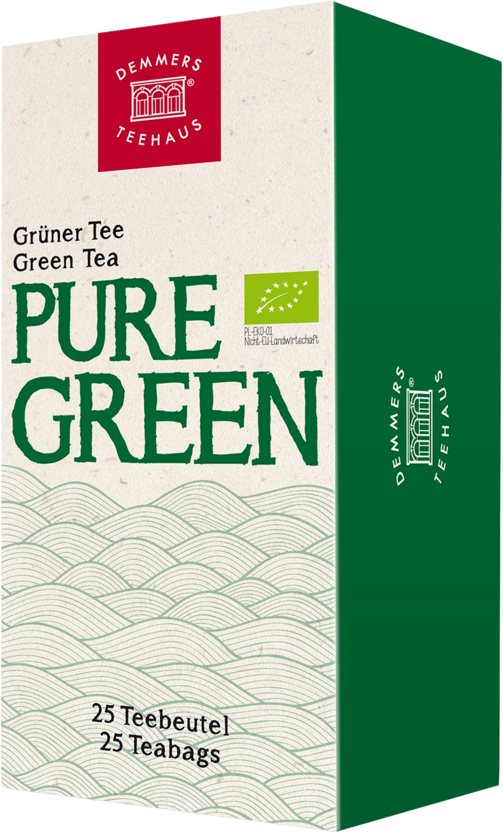 DEMMERS TEEHAUS  Quick-T Bio Grüntee Pure Green, 37,50 g