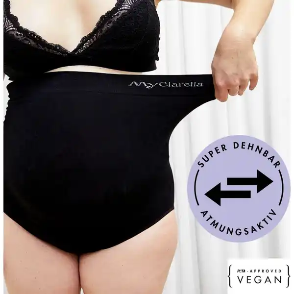 Schwangerschaftsunterwäsche The Bump Panty Gr. XL, schwarz