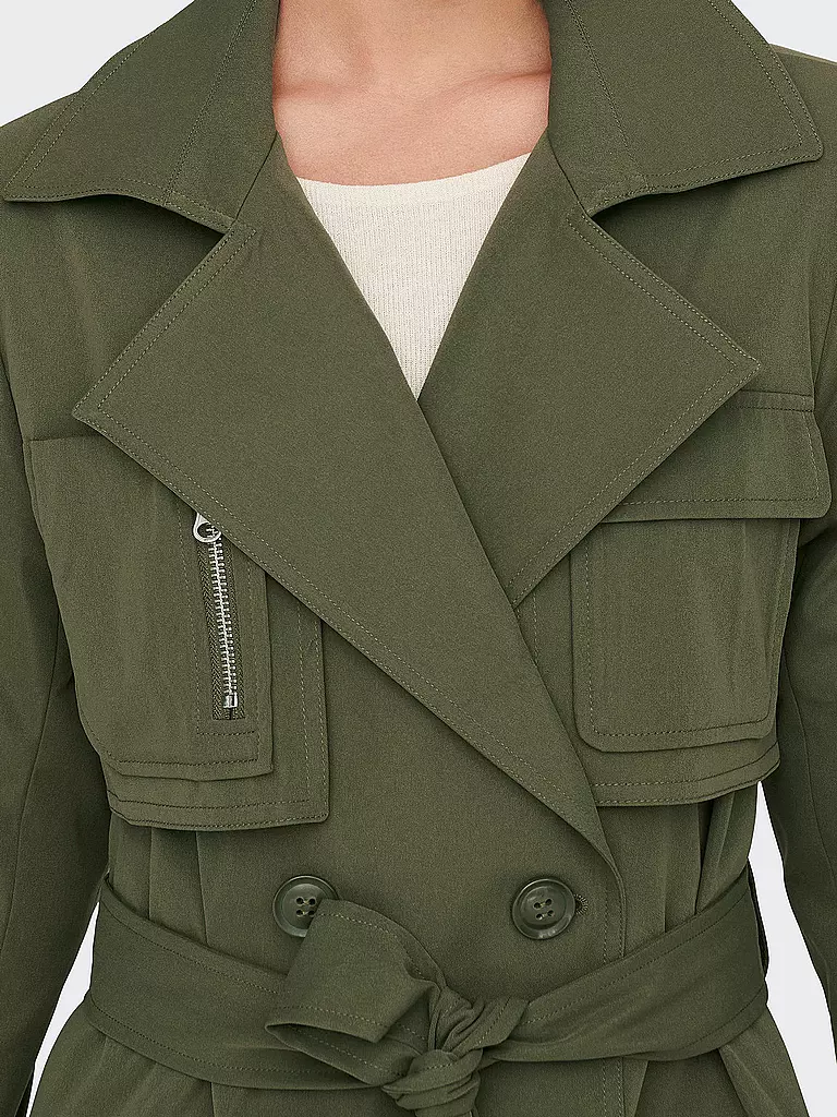 ONLY Trenchcoat ONLKASTANJE  olive