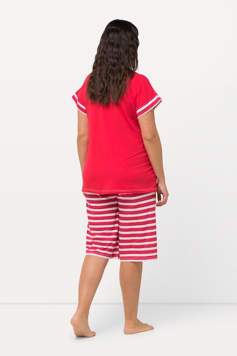 Shorty, Rundhals, Shorts, ärmellos, Kurzpyjama
