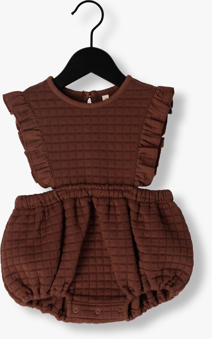 QUINCY MAE bordeaux quincy mae  ruffle bubble romper