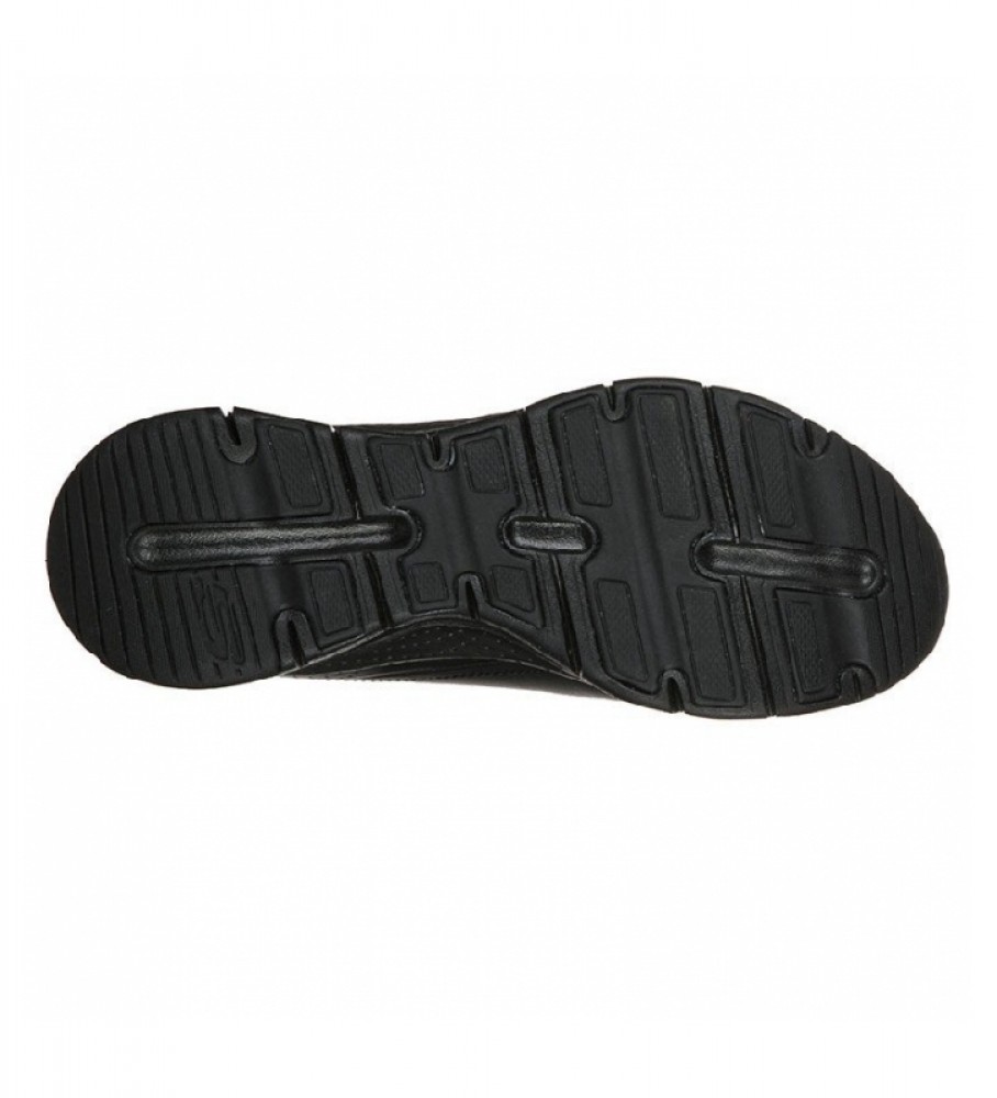 Tênis Skechers Arch Fit Citi Drive de couro, preto
