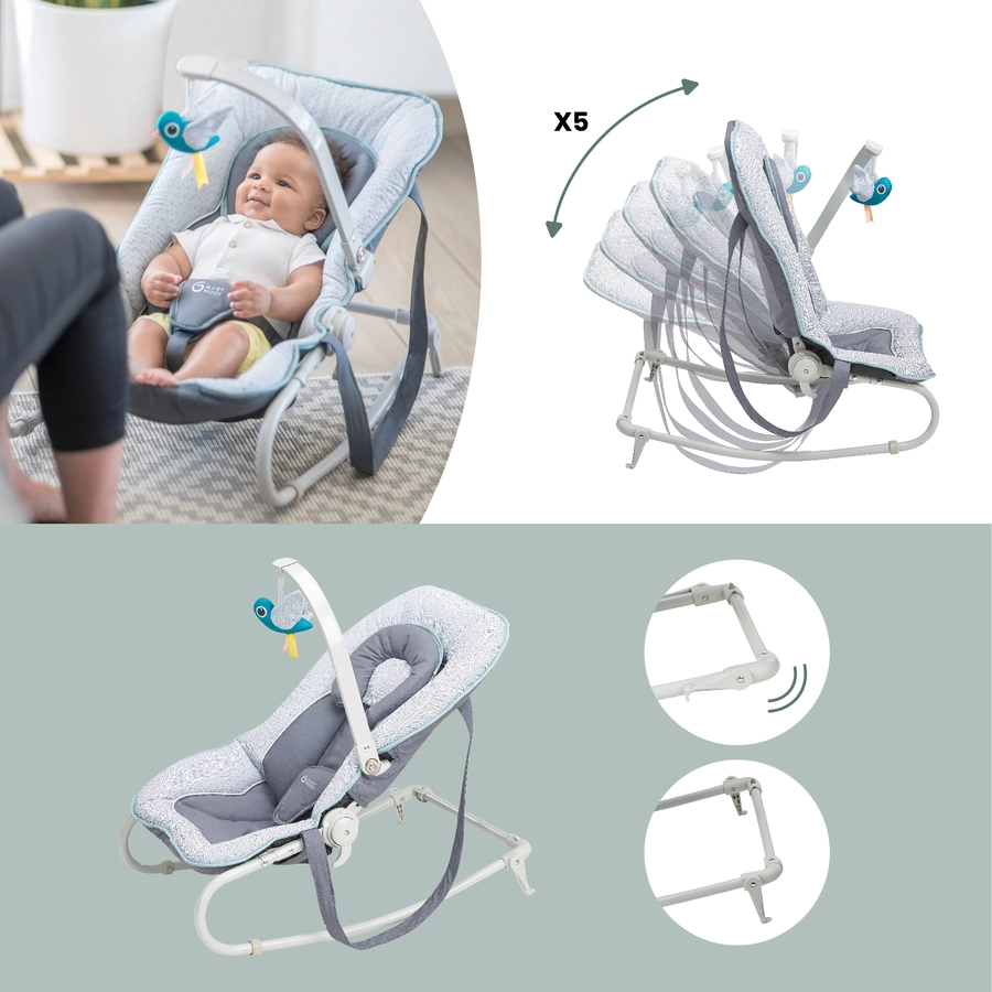 babymoov Wippe Graphic blue