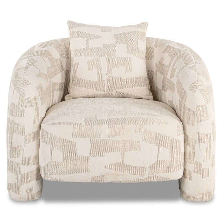 Fauteuil S4791 Beige Graffic Tuscany B102 x D94 x H75 cm