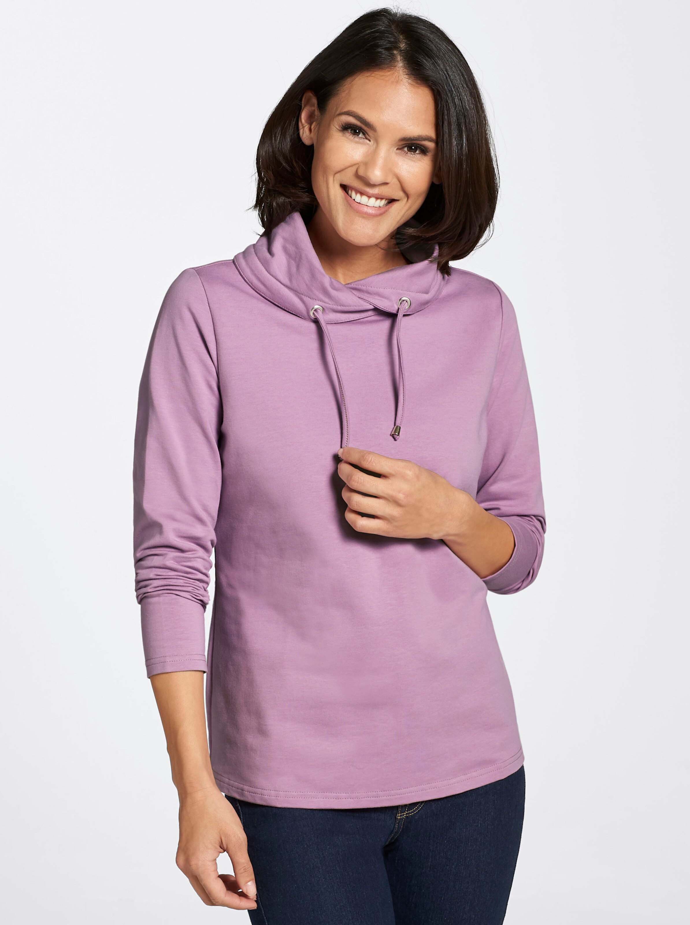 Sweatshirt in orchidee