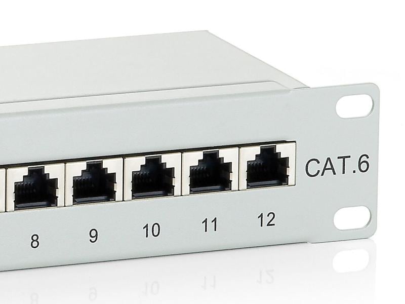 equip Patchpanel 12 Port, LSA, 1HE 10