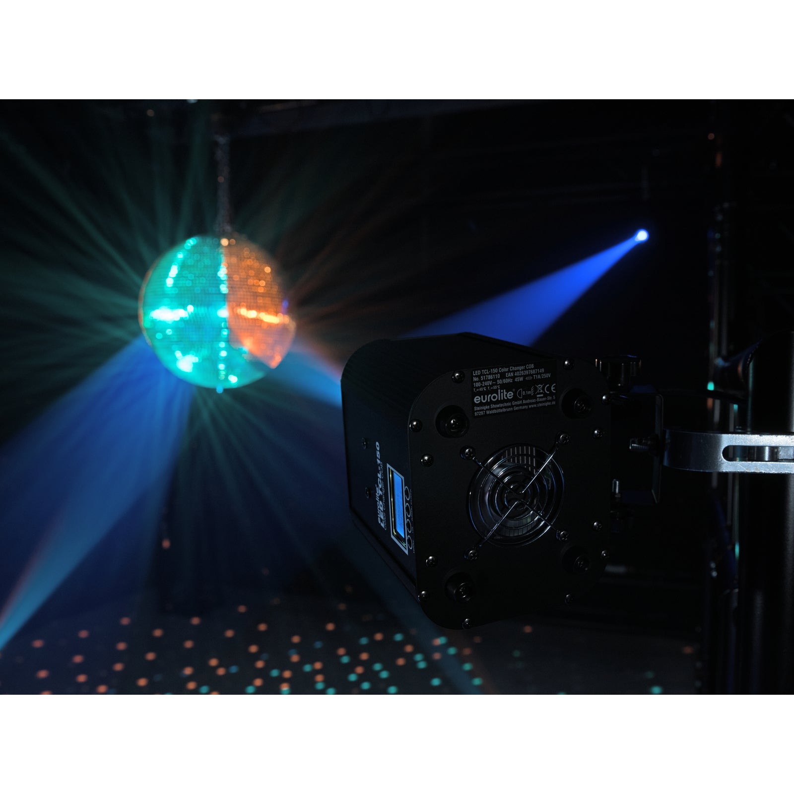 Eurolite TCL-150 Color Changer 30 W COB LED met gobo en kleurenwiel