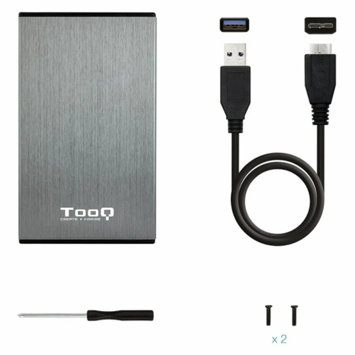TooQ TQE-2527G - Gris