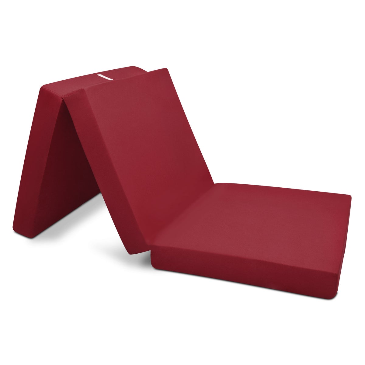 Beautissu Campix opvouwbaar matras 190x60x7cm donkerrood