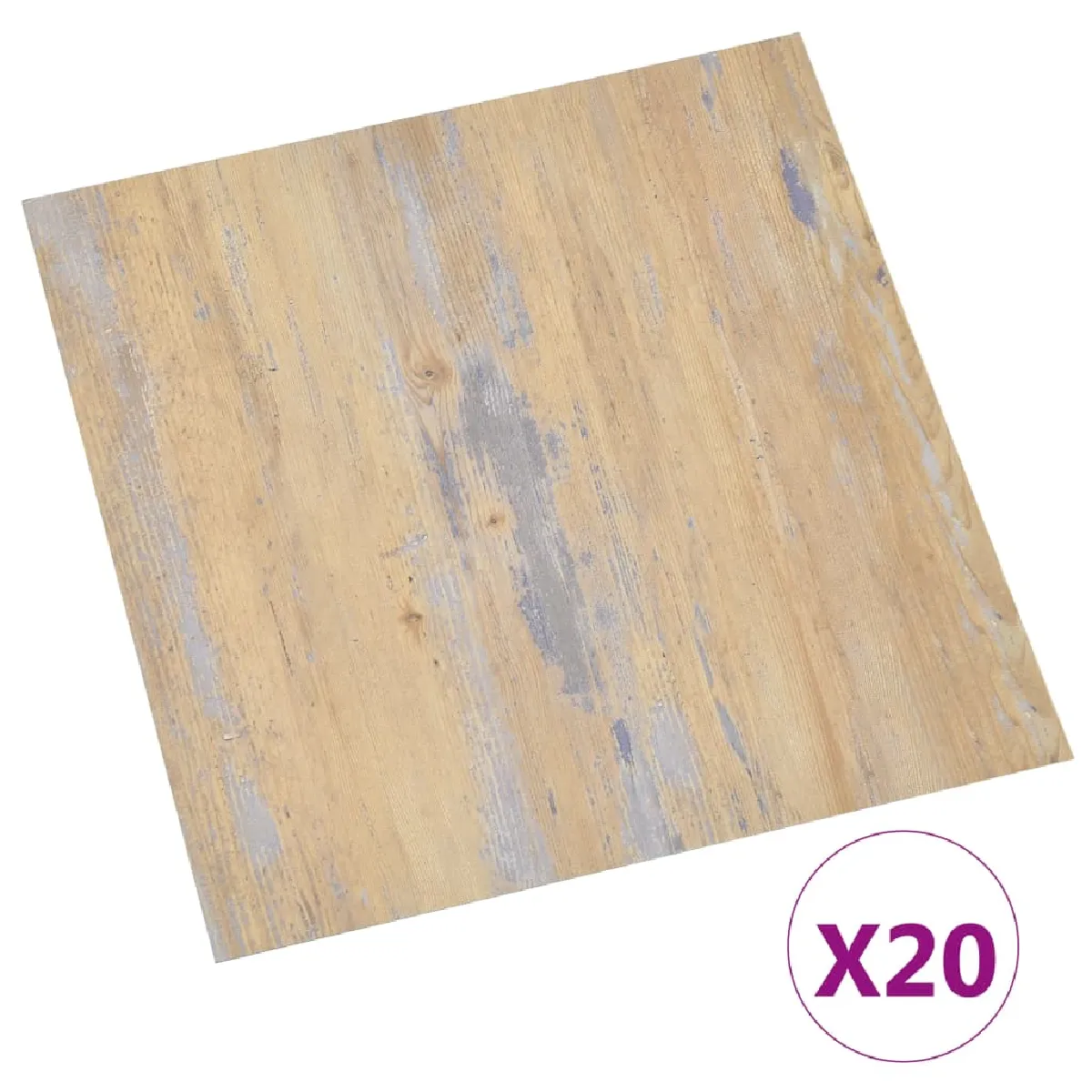 vidaXL Dalles autoadhésives - Marron