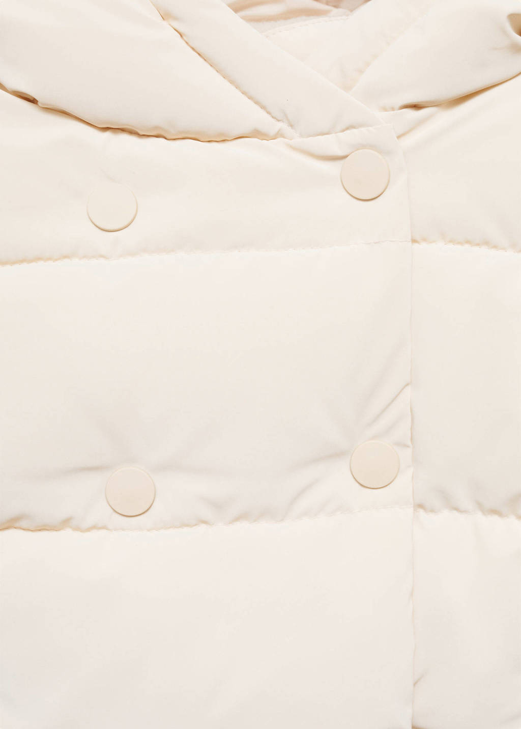 Mango Kids gewatteerde winterjas lichtbeige