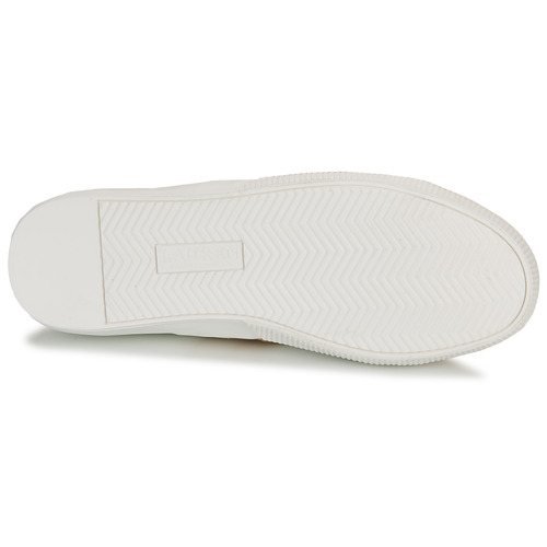 Lauren Ralph Lauren - JANSON II-SNEAKERS-LOW TOP LACE Blanco / Camel / Beige
