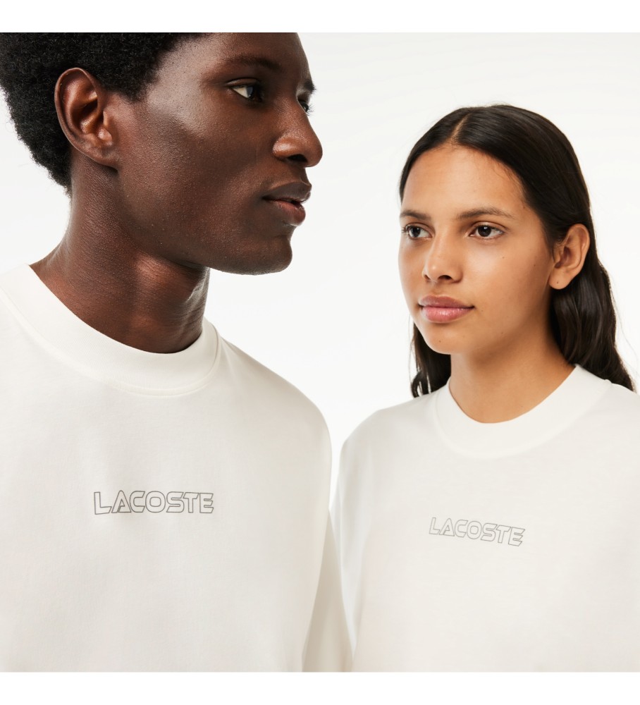 Camiseta Lacoste com logo branco