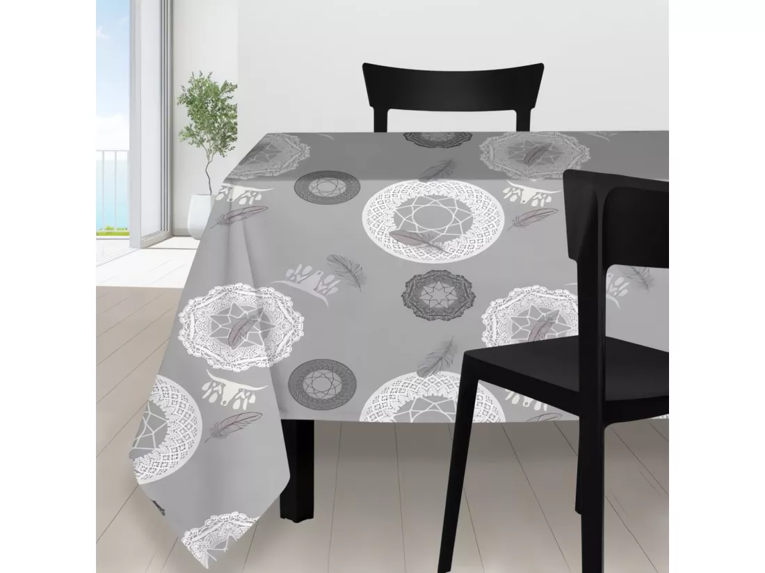 Nappe rectangle anti-tâches 140x300 cm TEXAS par Soleil d'ocre