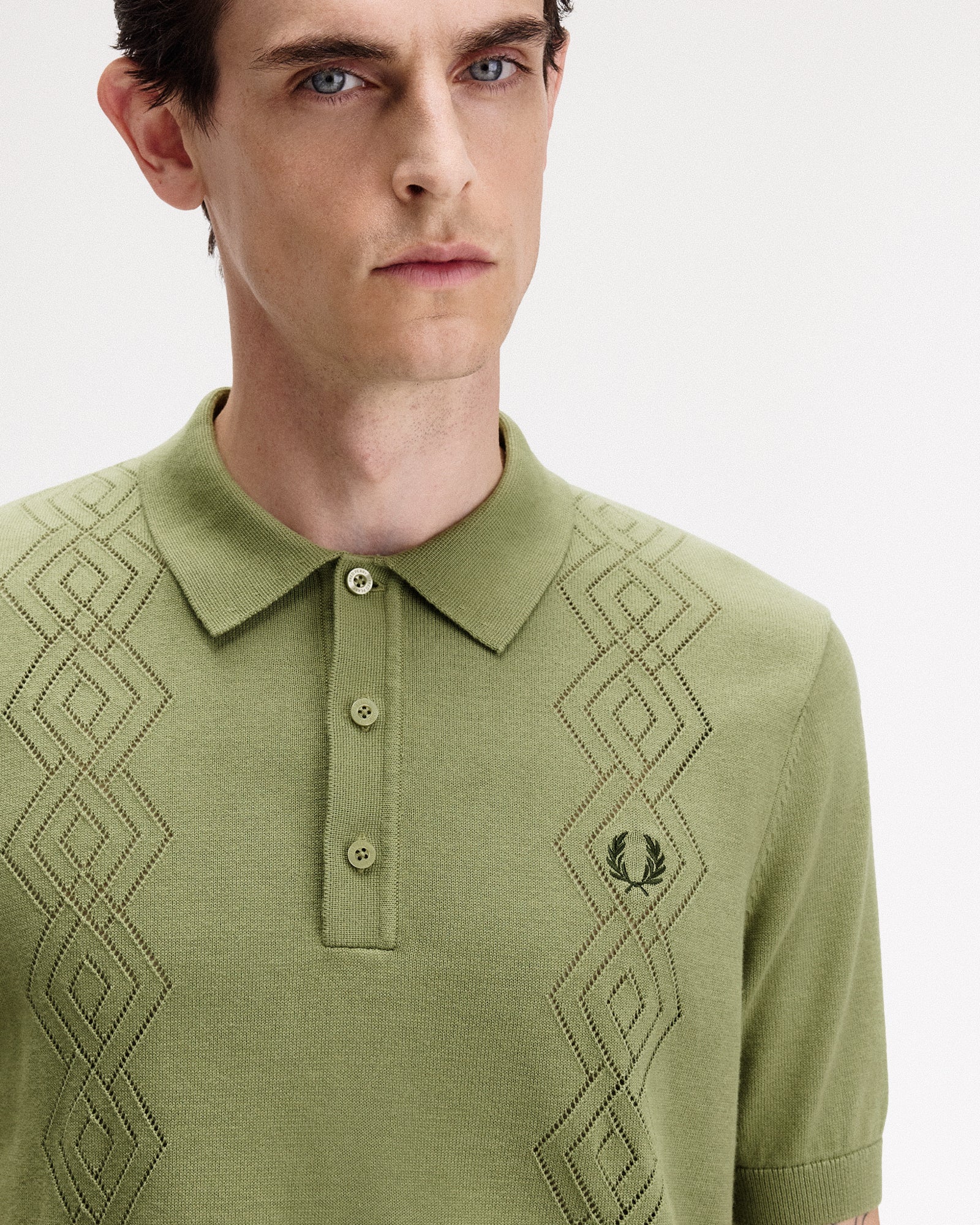 Fred Perry<br>Pointelle Knitted Shirt