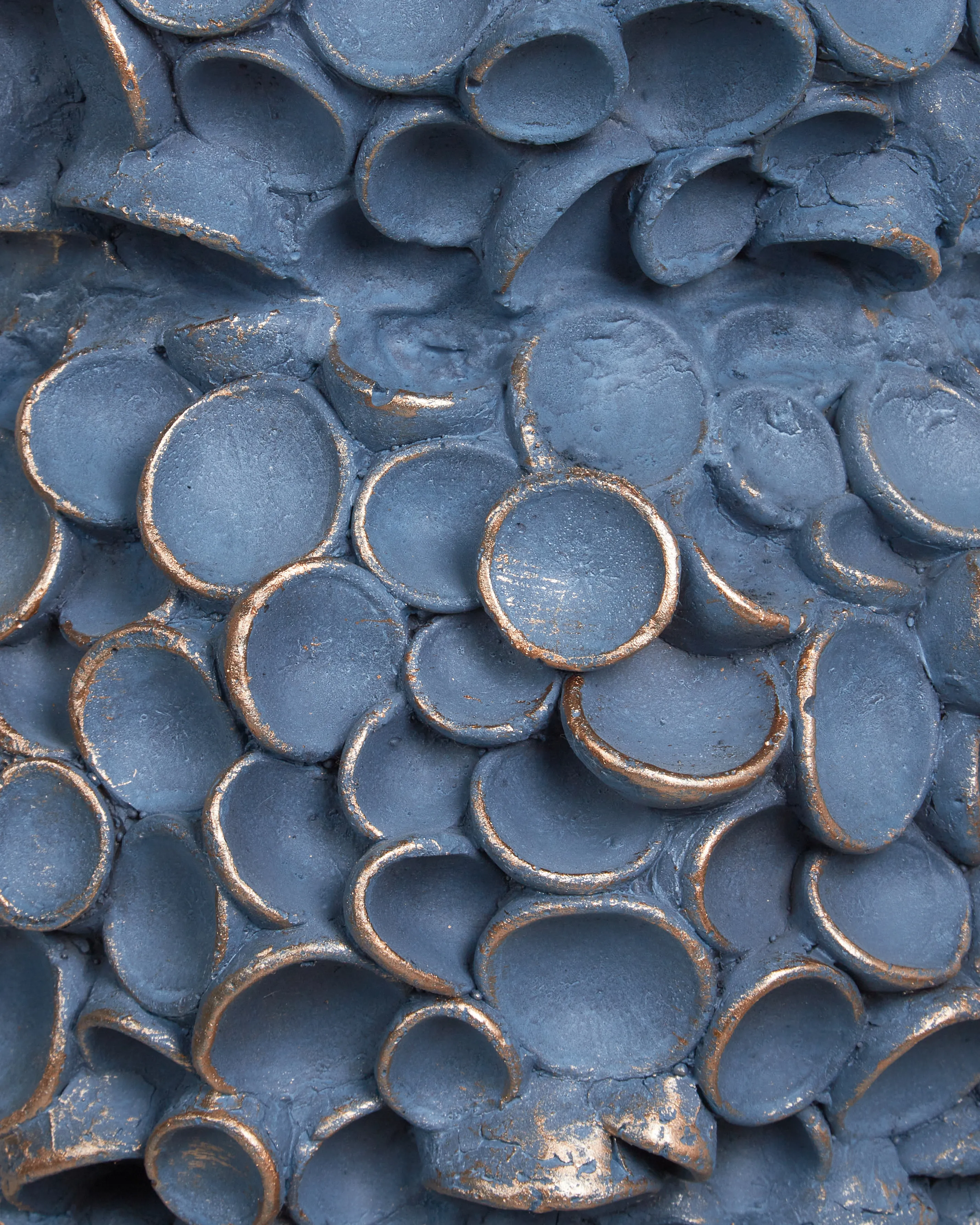 Bloemenvaas MUZAKI Keramiek 52 cm Blauw