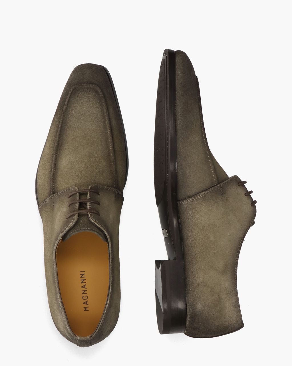 Magnanni 23771 Grijsgroen Heren Veterschoenen