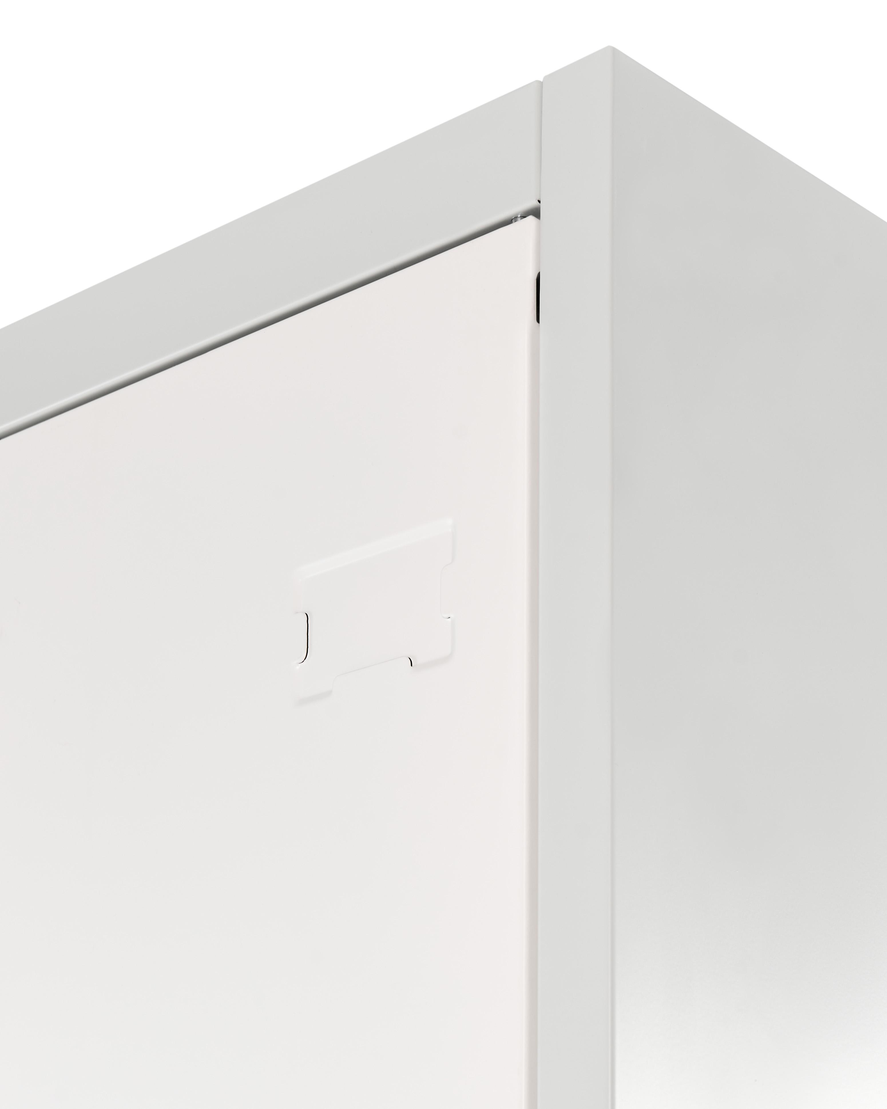 Locker met 3 deuren ATHLETE Metaal Grijs/wit