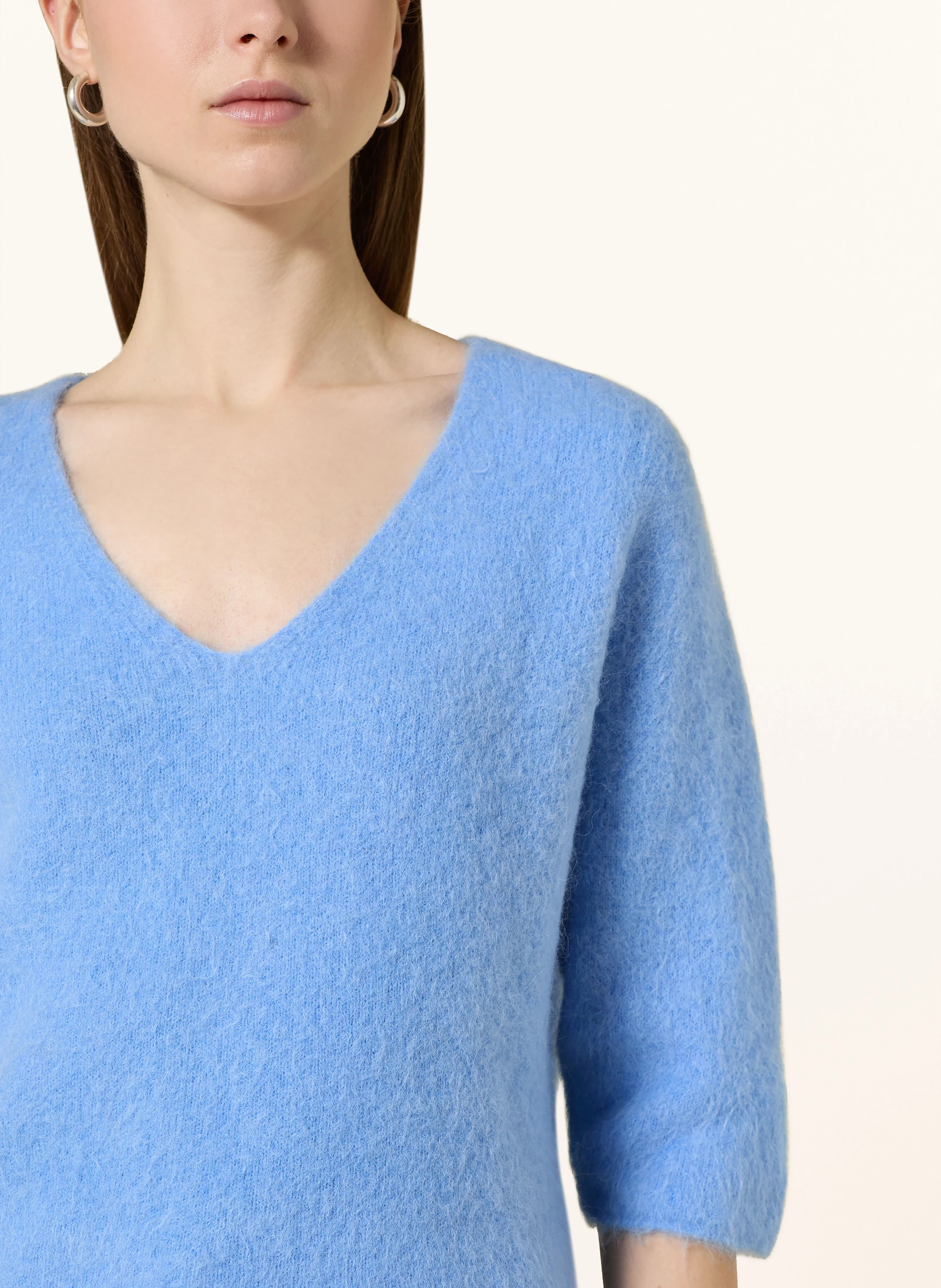 darling harbour Pullover mit 3/4-Arm und Alpaka