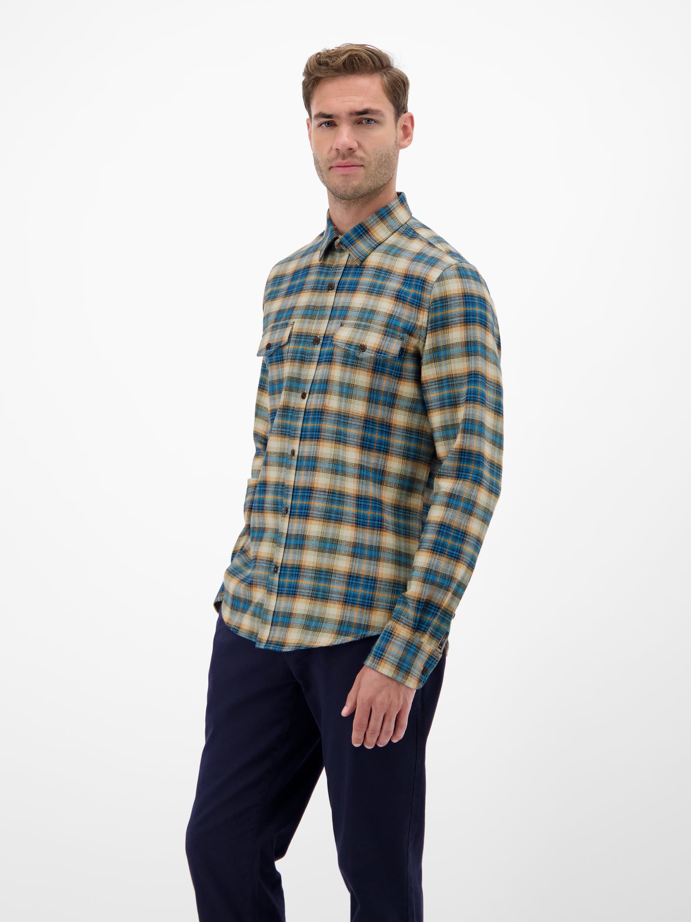 Casual Flanellhemd - weicher Twill, starker Style