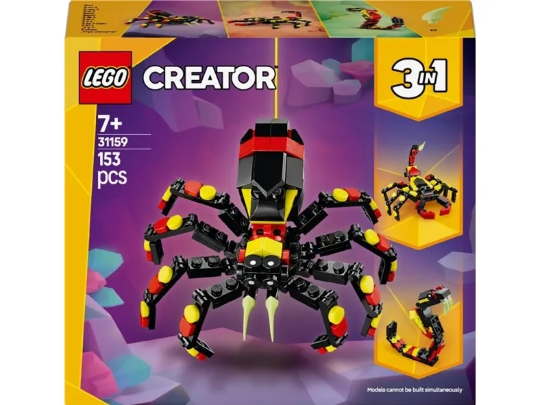 LEGO Creator 31159 Vilde dyr: Edderkop på spring