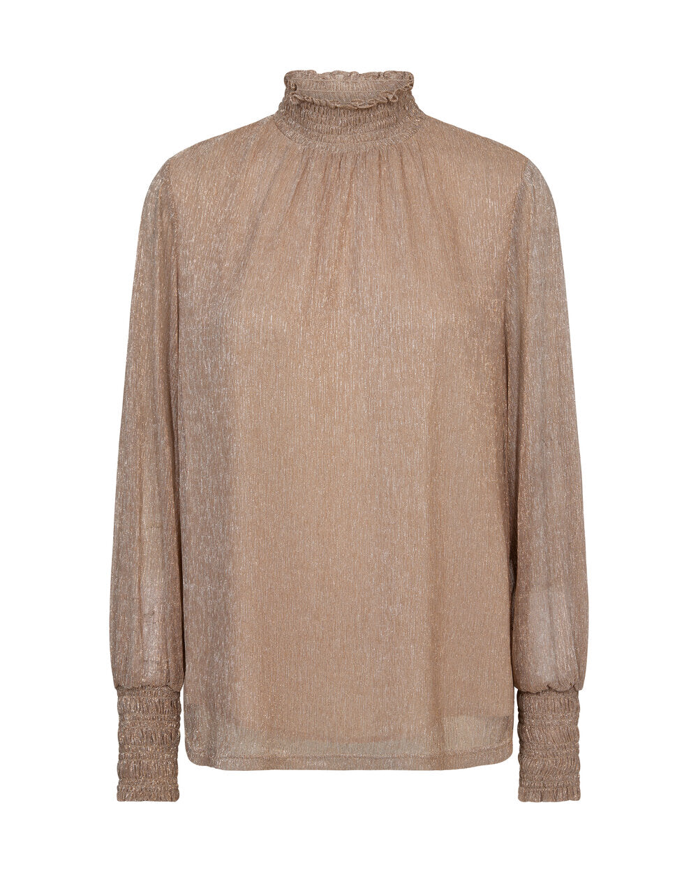 Mos Mosh  Ximena Glam bluse - Indian Tan