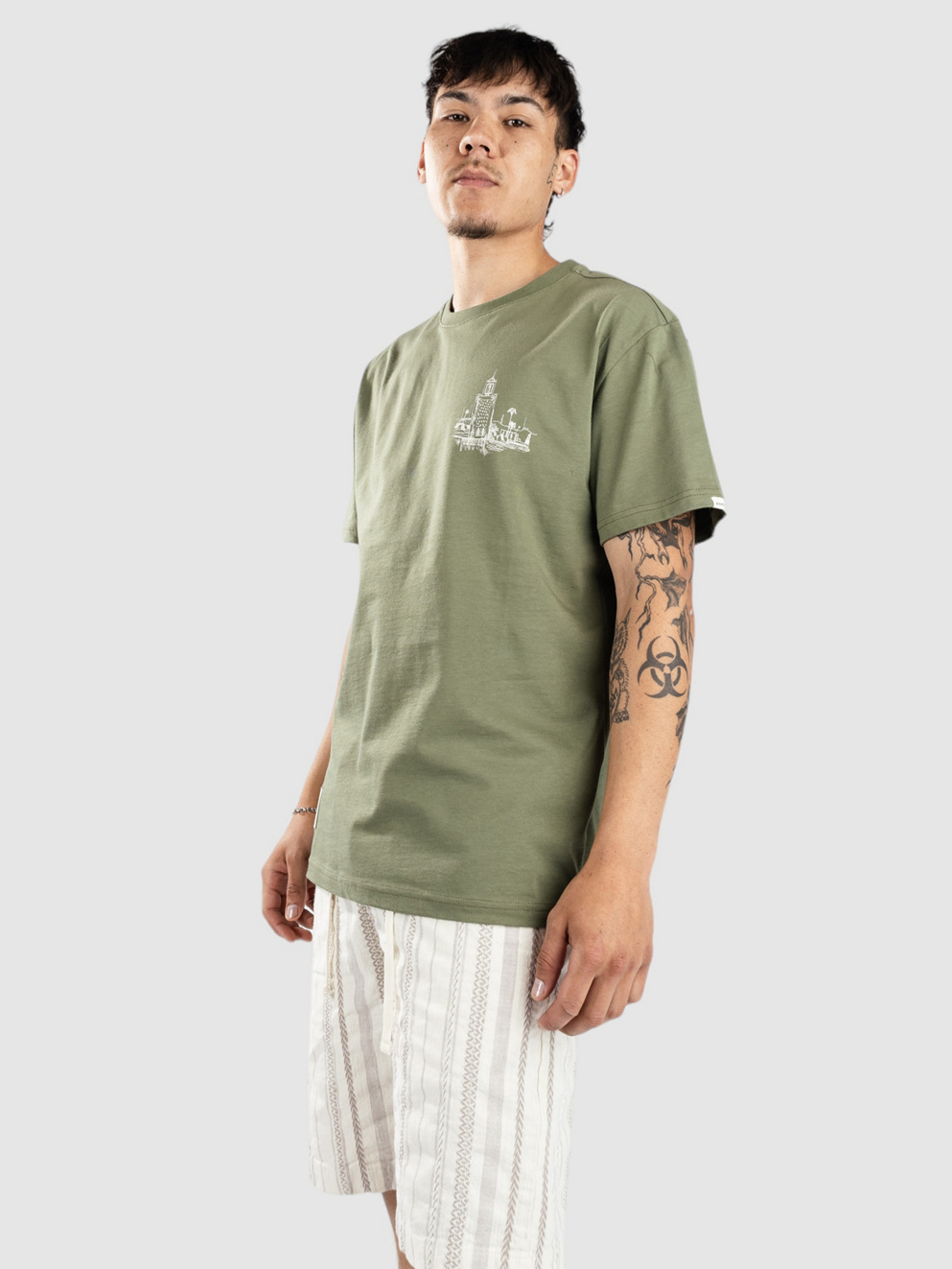 Anerkjendt Akkikki S-S Marrakech1 - Gots T-Shirt olivine