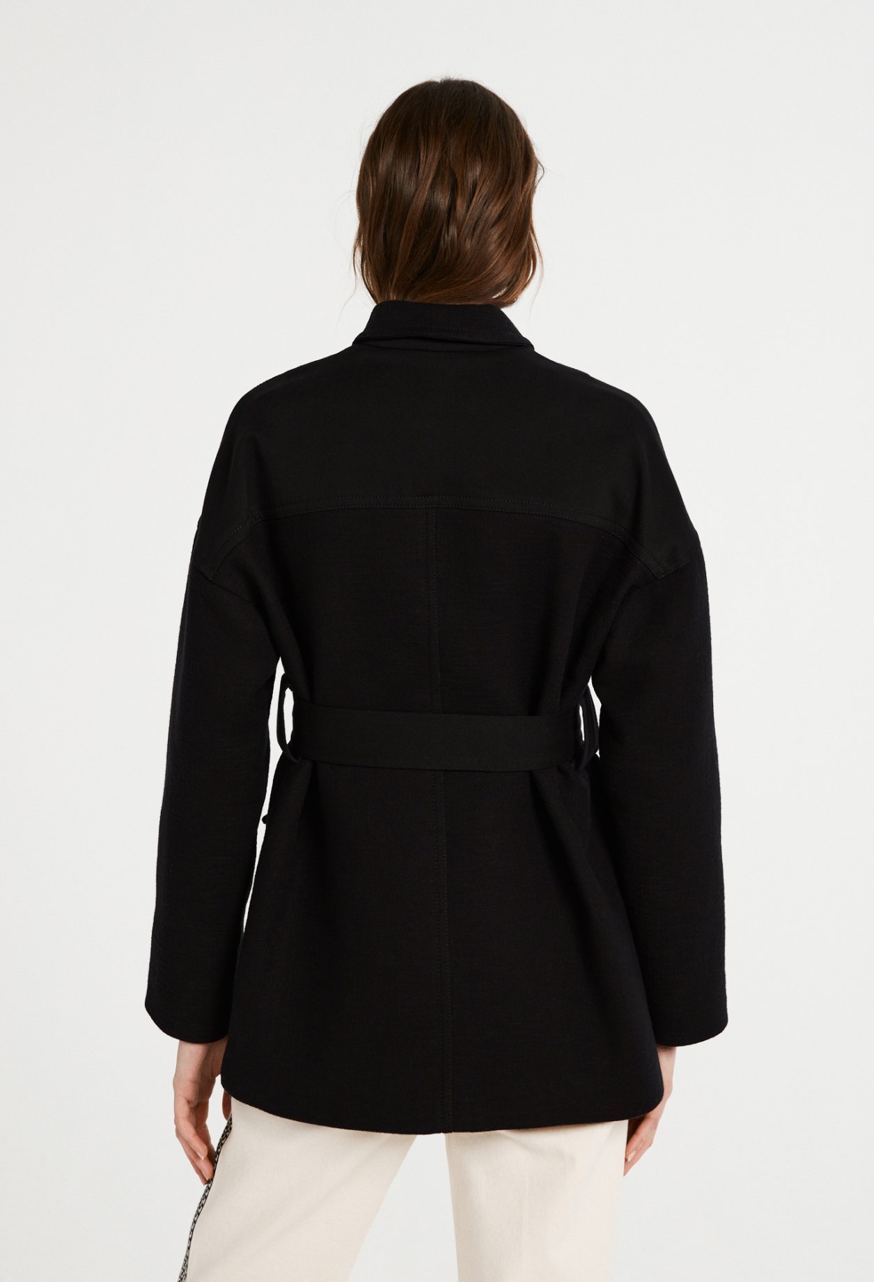 Veste ceinturee