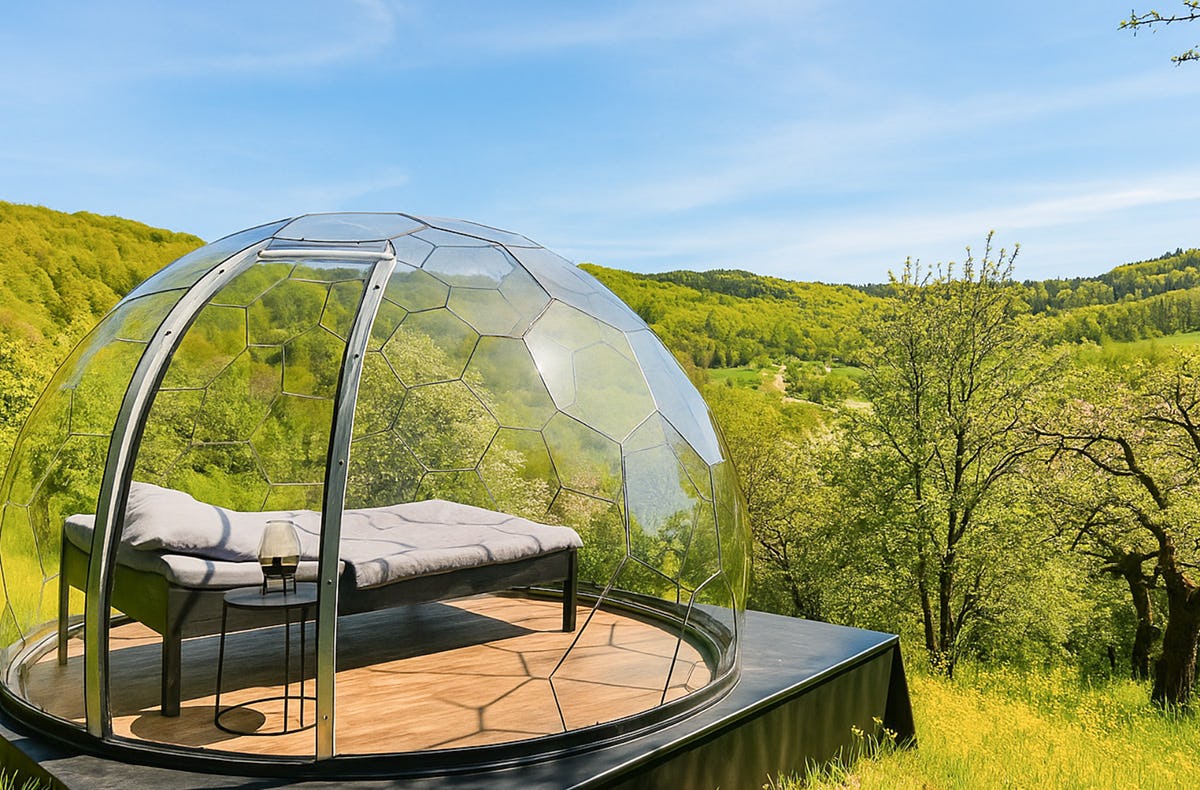 Bubble Hotel Däfern für 2 (1 Nacht)