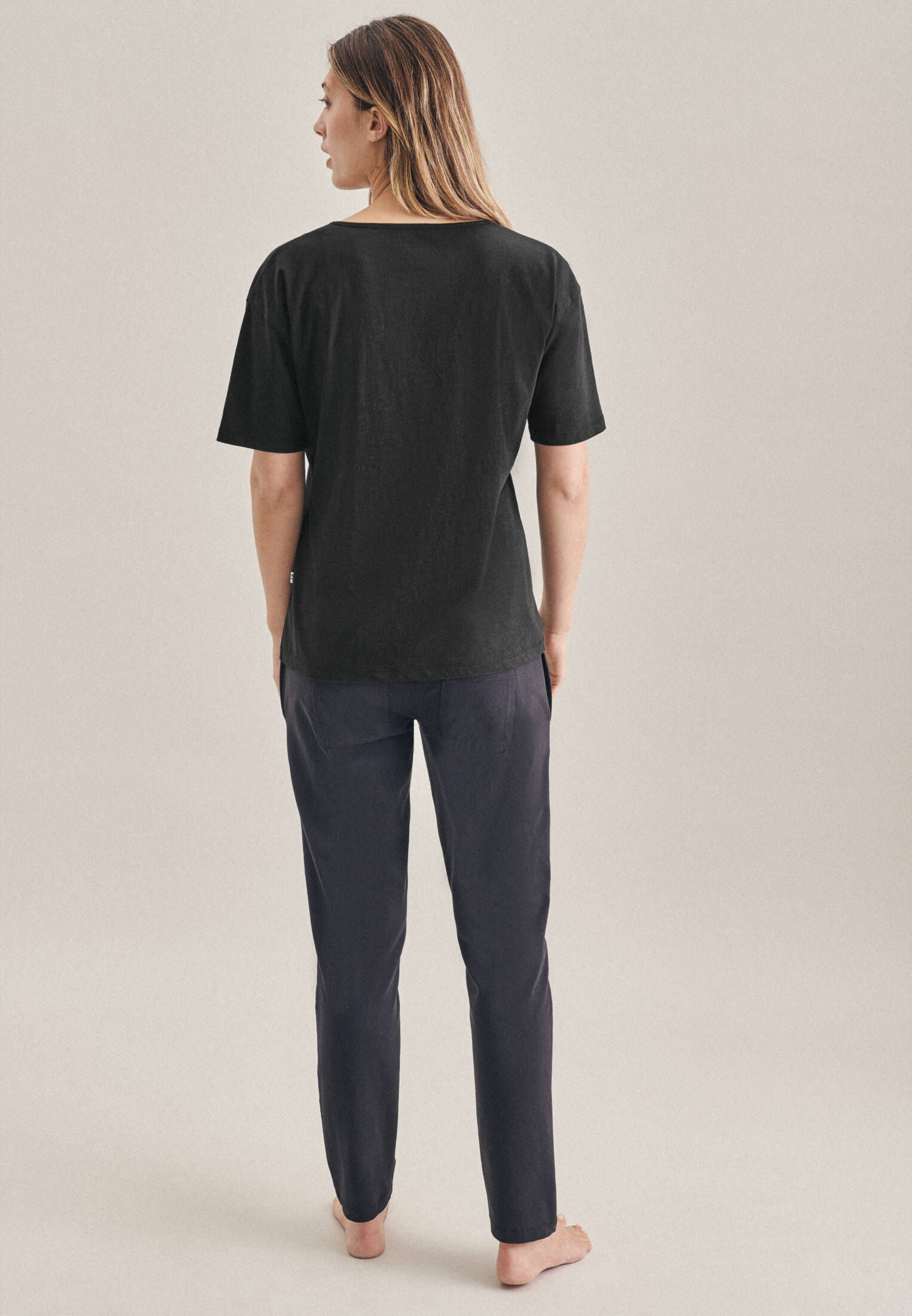 Seidensticker| Herren T-Shirt Schwarze Rose