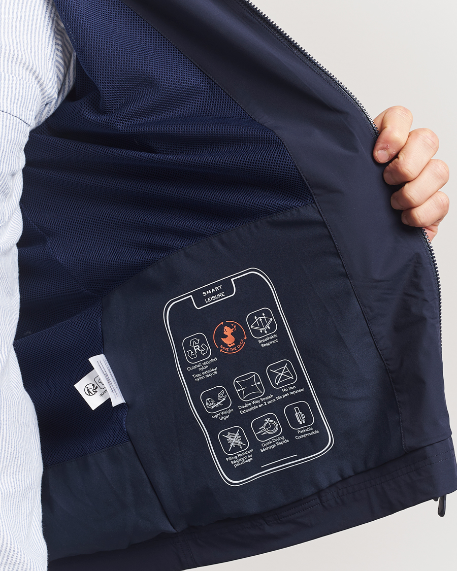 Save The Duck Saxon Lightweight Stretch Jacket Navy Blue