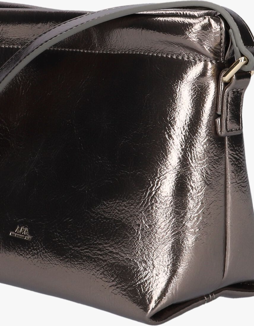 zilverkleurig apc schoudertas sac ninon mini