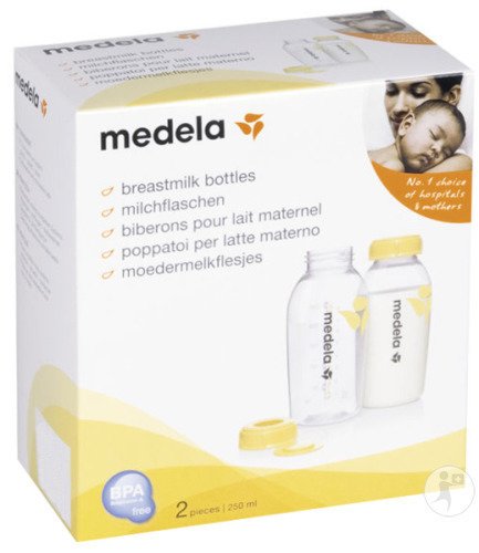 Medela Biberons Pour Lait Maternel Flacons 2x250ml