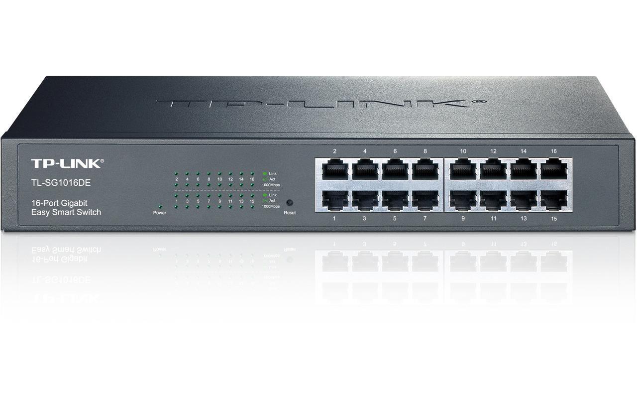 Switch Omada Easy Smart 16 x 1G Ports TL-SG1016DE 16 Port16-Port Gigabit Smart Switch