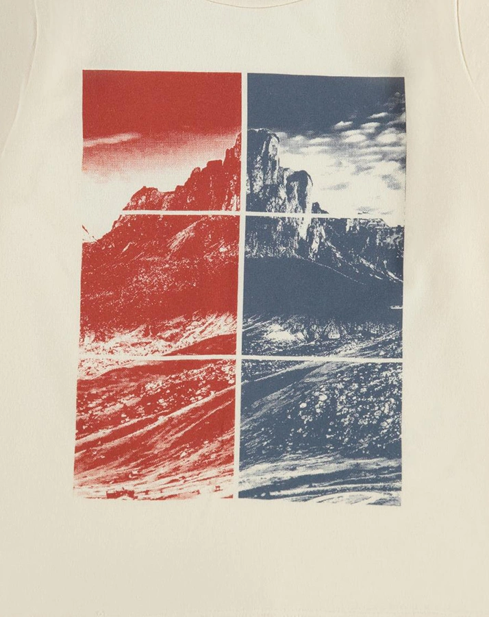 Langarmshirt NMMONATURE in whitecap gray