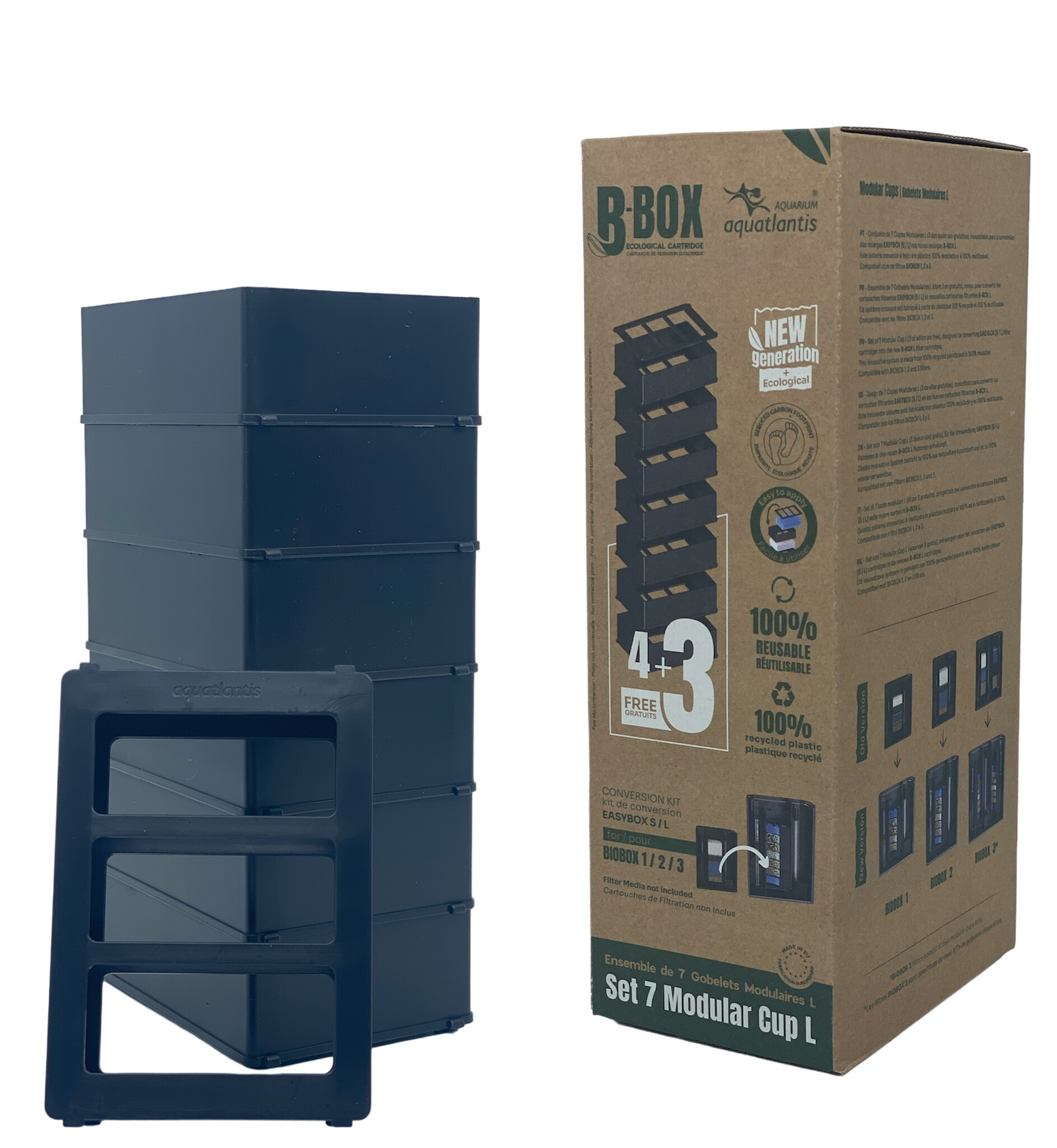 Aquatlantis Filtercartridges   inhoud B-Box L (BioFilter 1/2/3) Starts