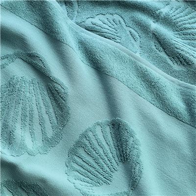 Fouta de plage coquillages