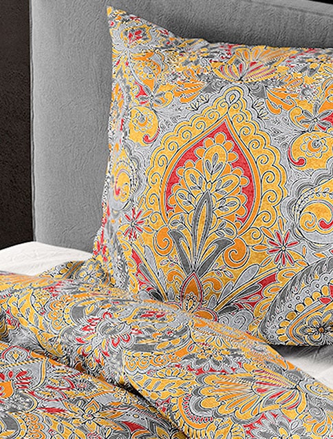 BIERBAUM Bettwäsche »Lotte« 2 Stk. tlg. Mako-Satin, 100 % Baumwolle, mit Ornamenten, pflegeleicht