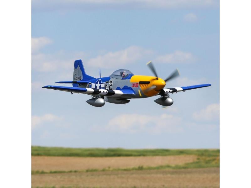 E-flite Flugzeug P-51D Mustang 1500 mm BNF Basic Warbird