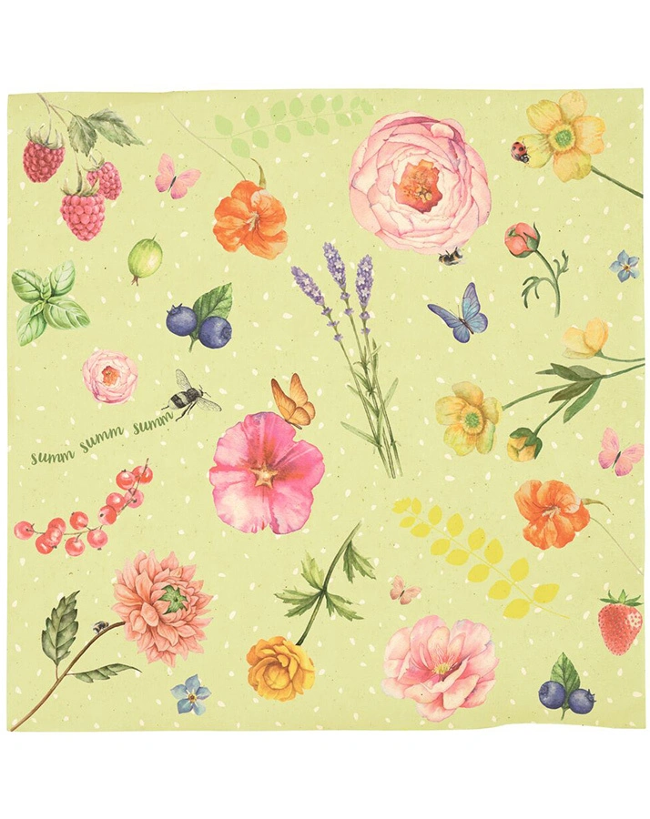 Bienenwachstücher BLATT & BLÜTE 2er Set