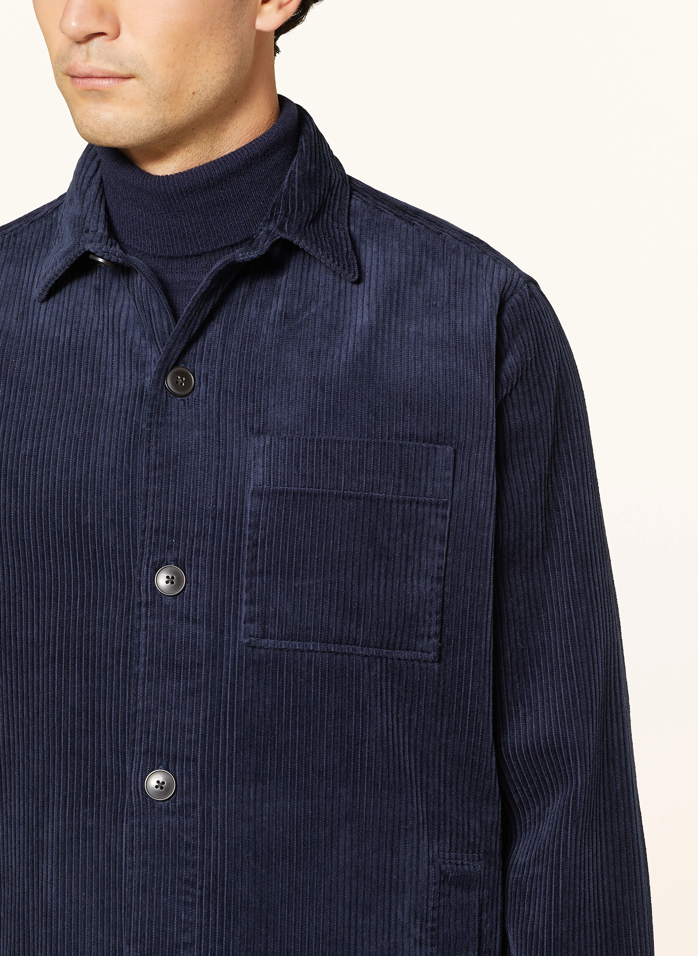 STROKESMAN'S Cord-Overshirt