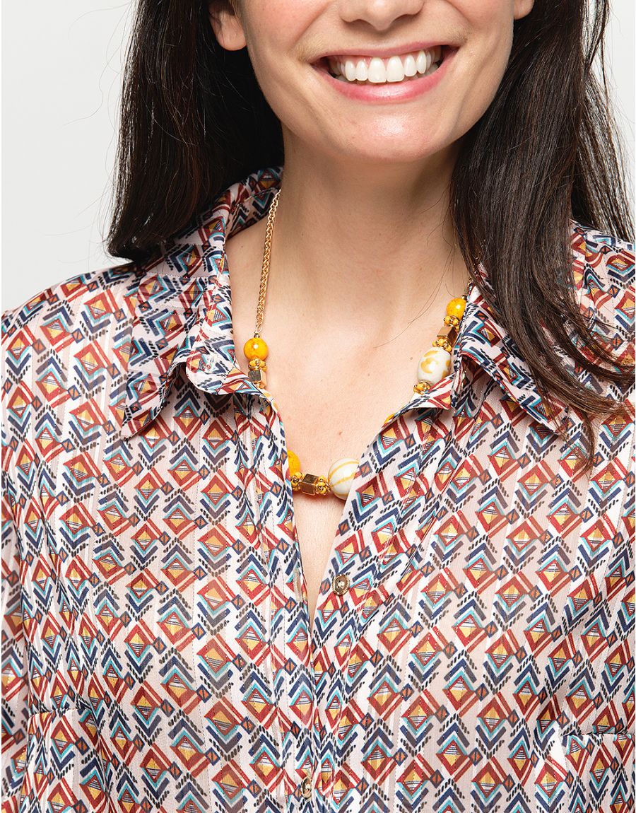 Blouse fluide imprimée