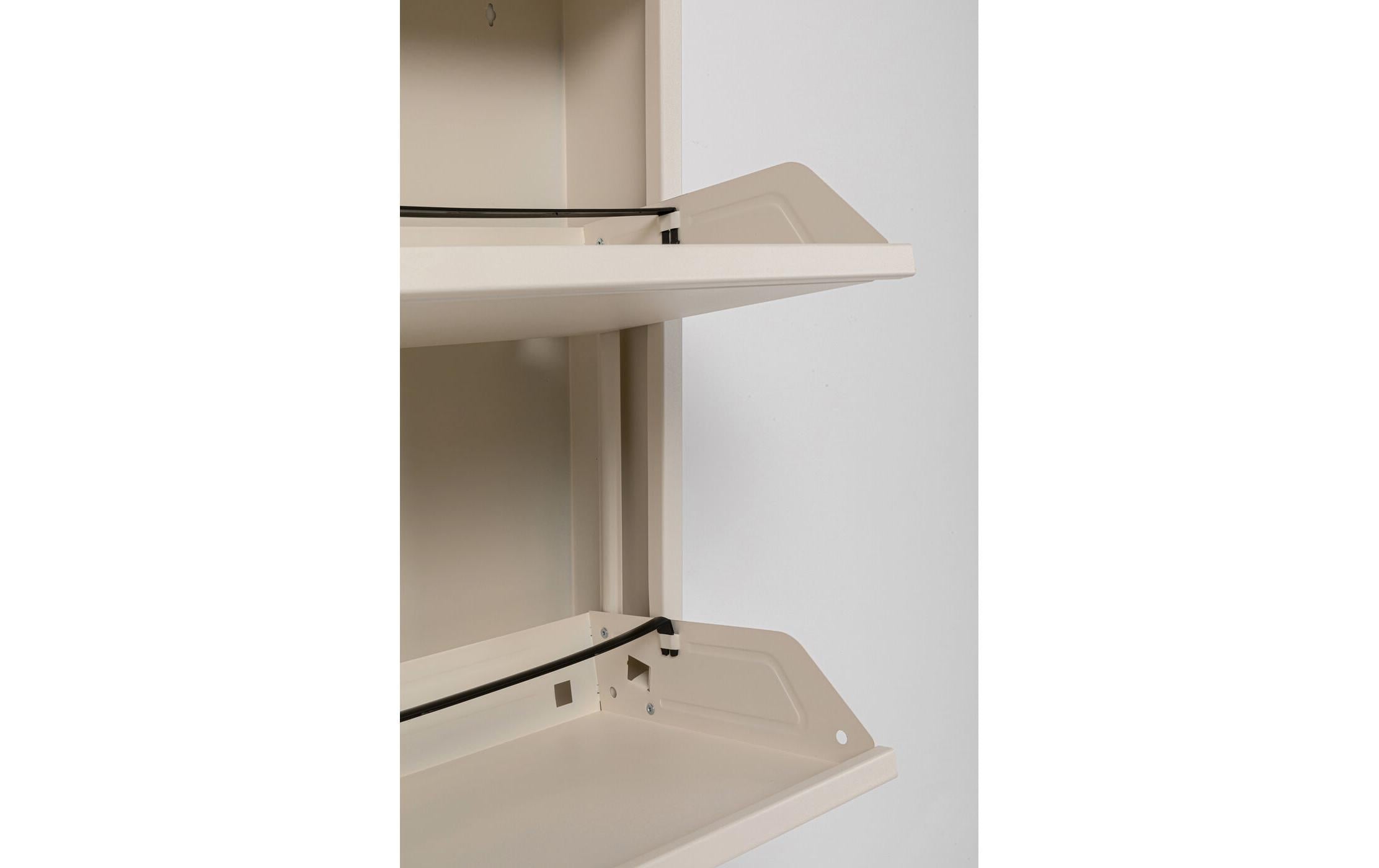 Schuhschrank Caruso 5-er, 50 x 170 cm, Beige<br>Schuhschrank
