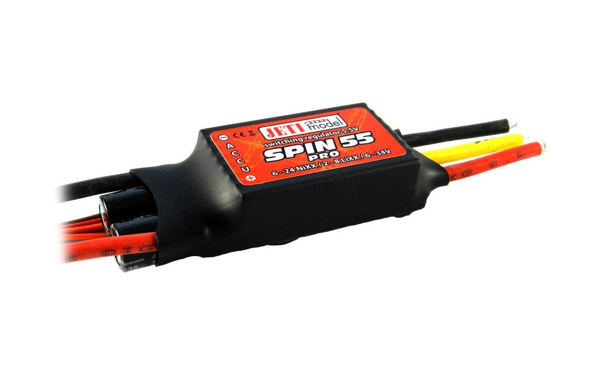 Brushless Regler SPIN 55 Pro 55A, 2-8S, S-BEC<br>Vielseitiger ESC für Flugmodelle