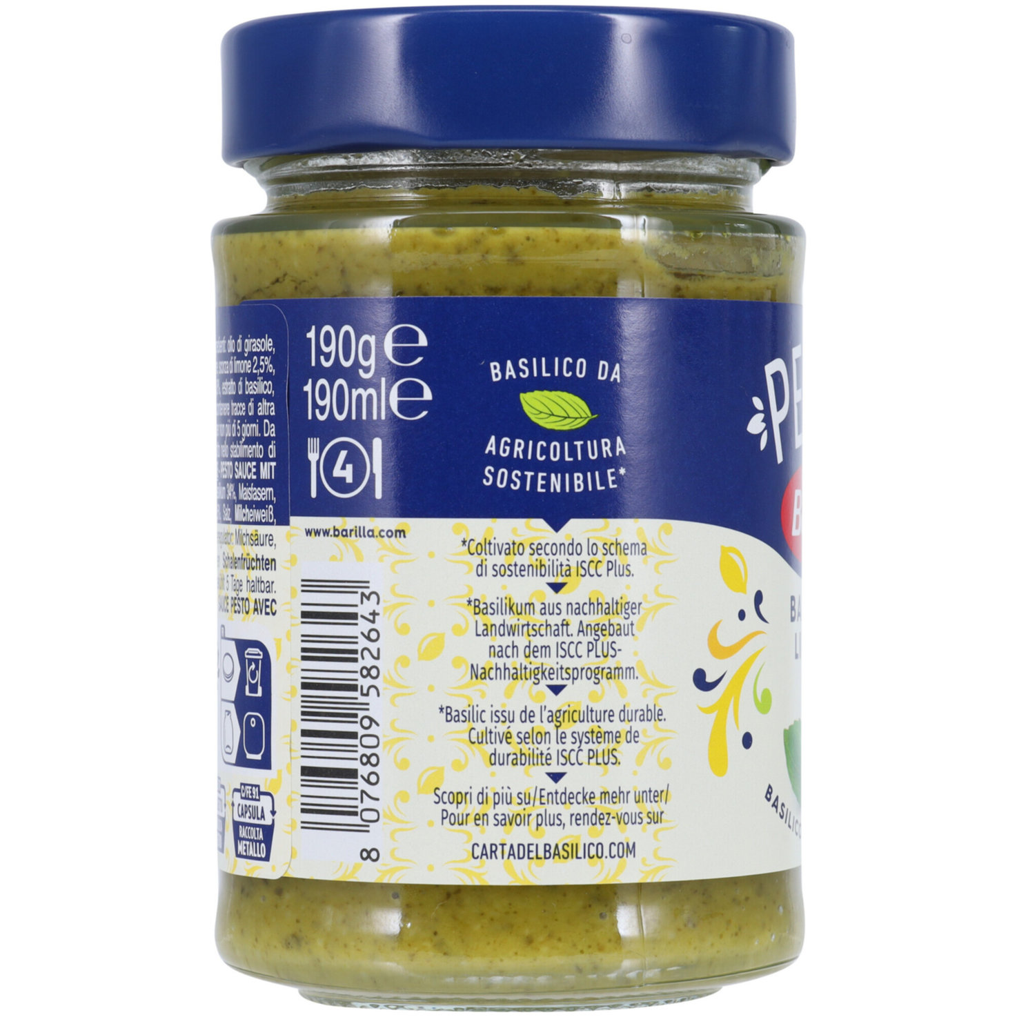 Barilla Pesto Basilikum e Limone