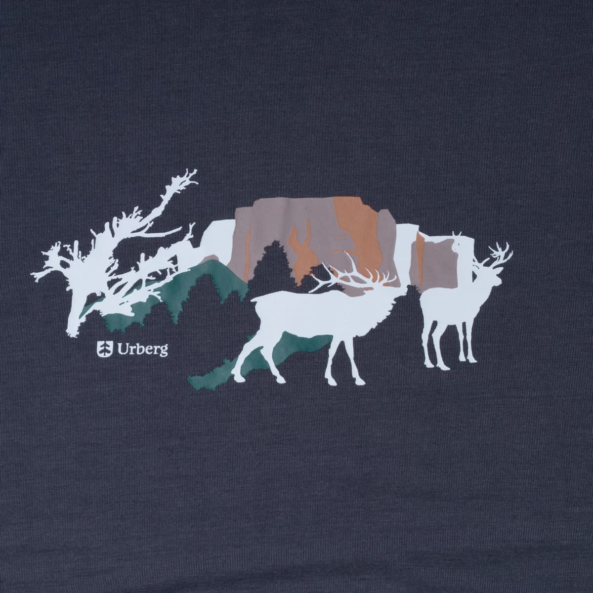 Urberg Men's Printed Tree Tee Blue Nights